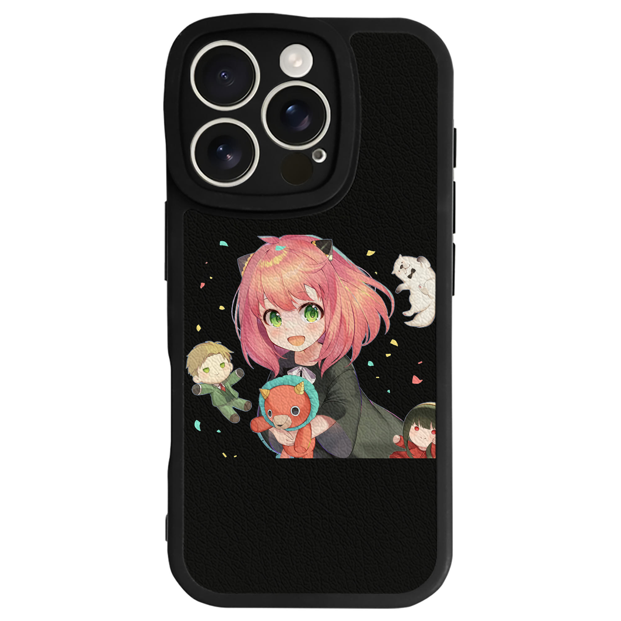 （画像用） SPY×FAMILY间谍家家酒 【iPhone 16シリーズ対応】シリコンスマホケース（レザー調） 材質：シリコン